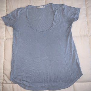 Aritzia Wilfred Blue T-Shirt